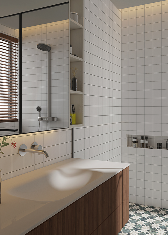 Nopea asennus, luokan A paloluokitus Minecore Easytile kalsiumsilikaattiseinäpaneeli